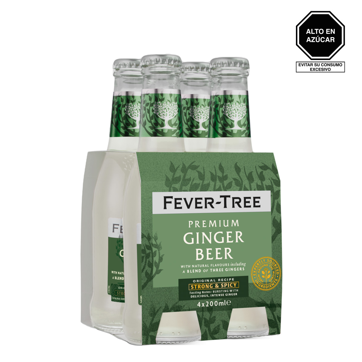 Fever-Tree Ginger Beer Four Pack 200 ml