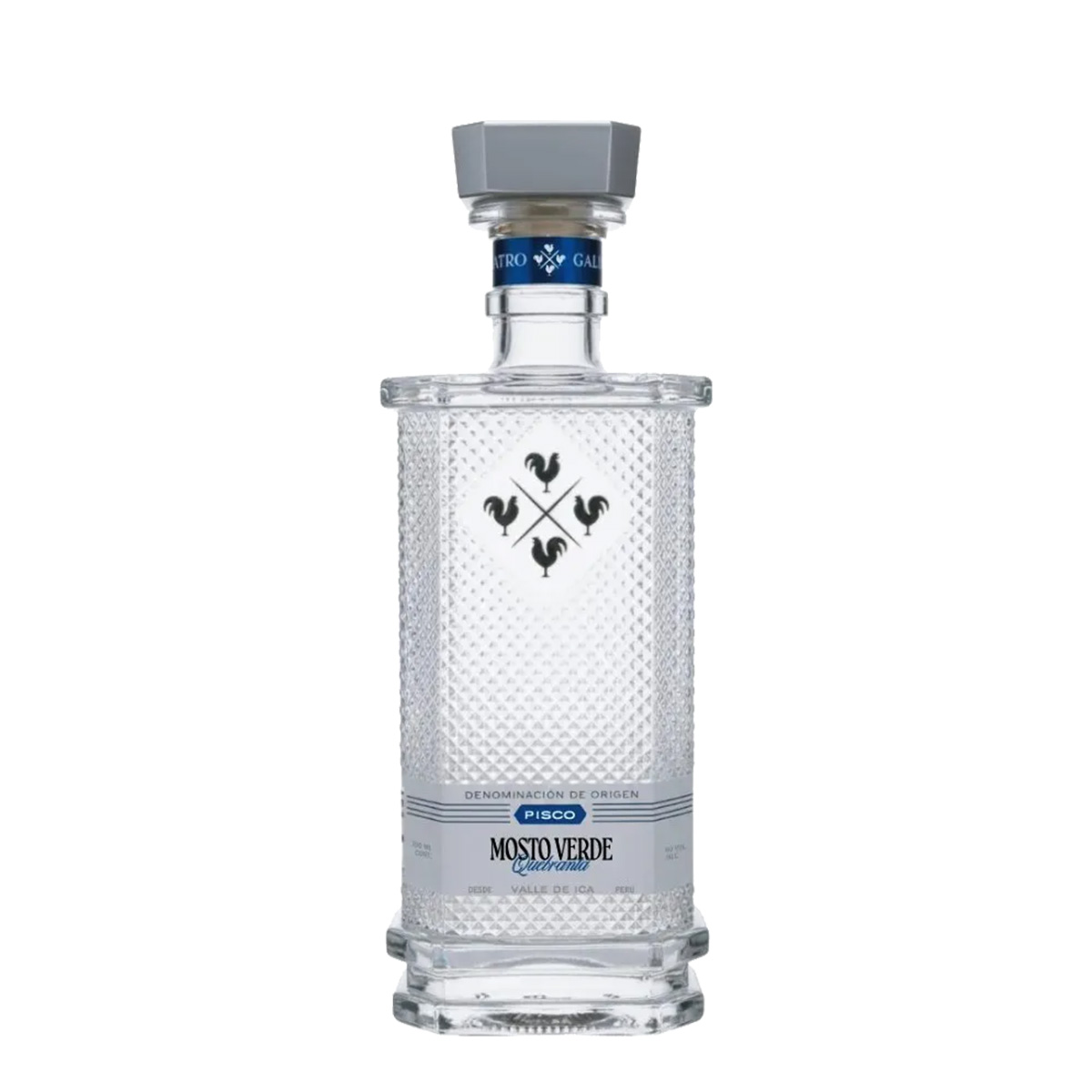 Cuatro Gallos Pisco Mosto Verde Quebranta 700 ml.