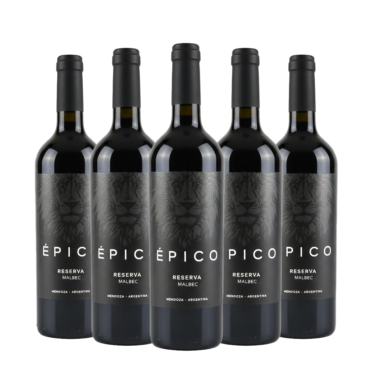 Épico Malbec Reserva 750 ml. x 5 Botellas