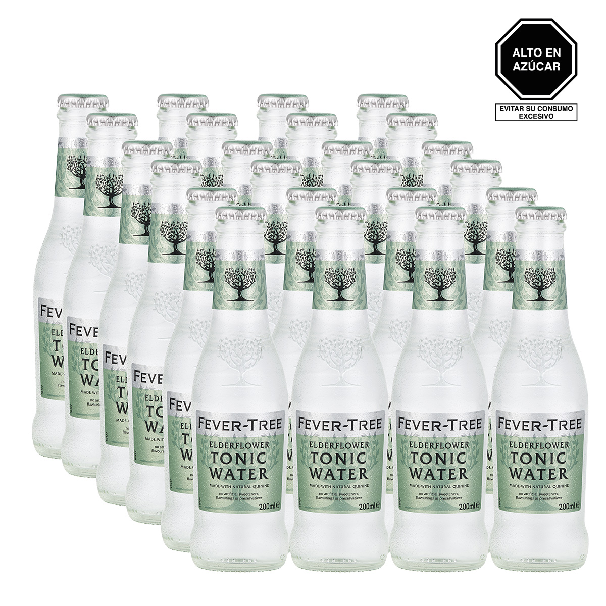 Fever-Tree Agua Tónica Elderflower 200ml. x 24 Botellas.