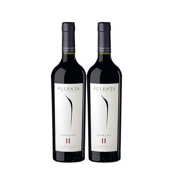 Pulenta Estate Merlot II 750 ml. x 2 Botellas