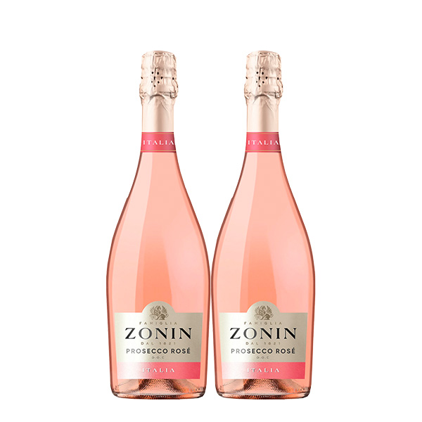 Zonin Prosecco Rosé 750 ml. x 2 Botellas
