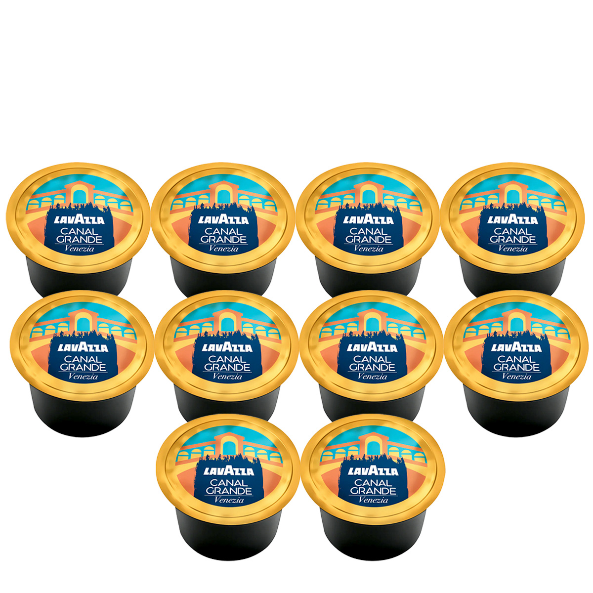 Lavazza Café BLUE Canal Grande Venezia x 10 Cápsulas - Compatibles con Cafeteras Lavazza Blue