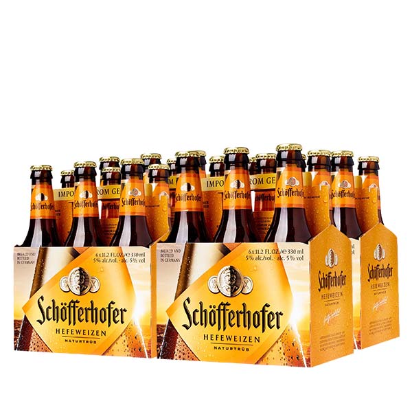 Schofferhofer Sin Filtrar 330 ml x 24 Botellas