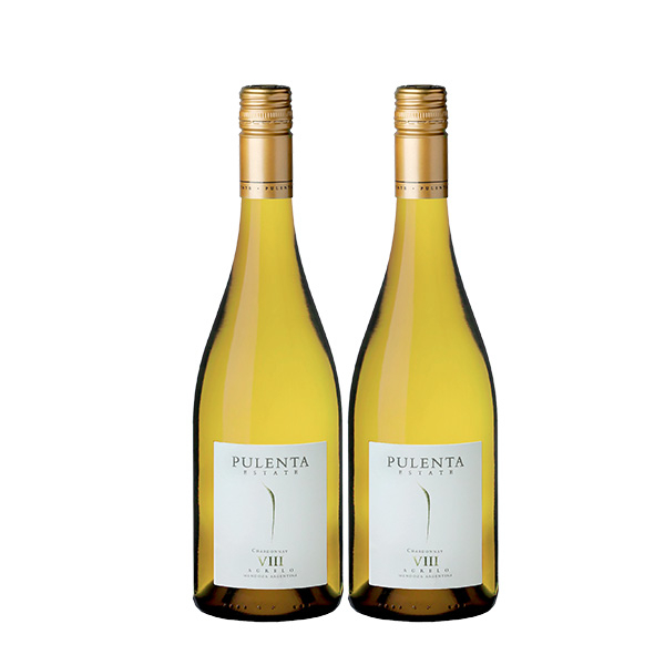 Pulenta Estate Chardonnay VIII 750 ml. x 2 Botellas.