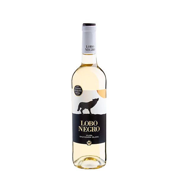 Vino blanco español Lobo Negro