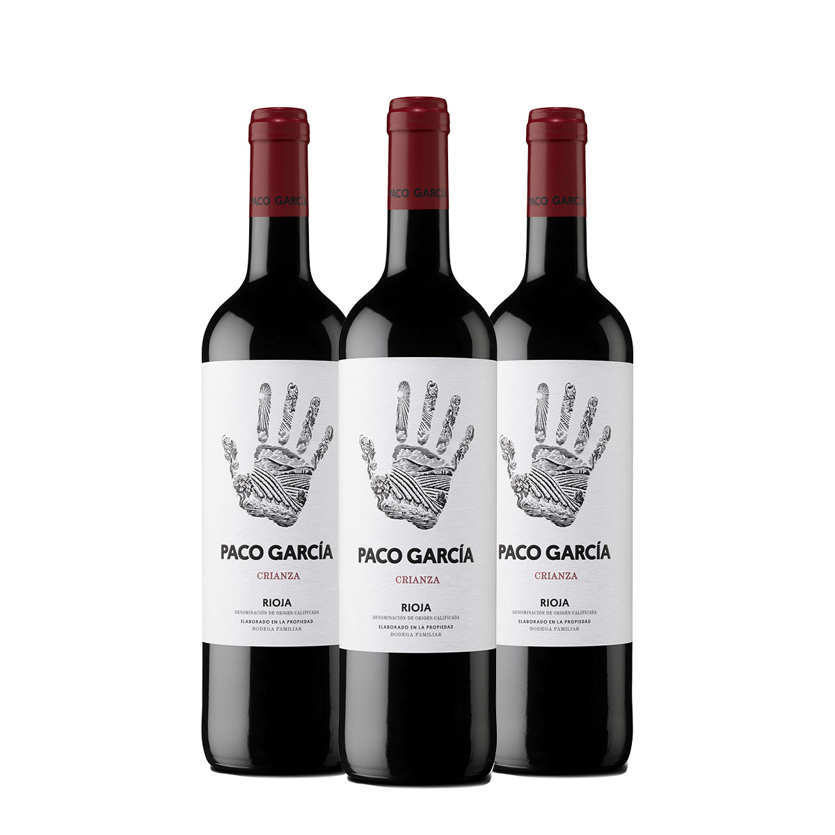 Paco García Crianza 750 ml. x 3 Botellas