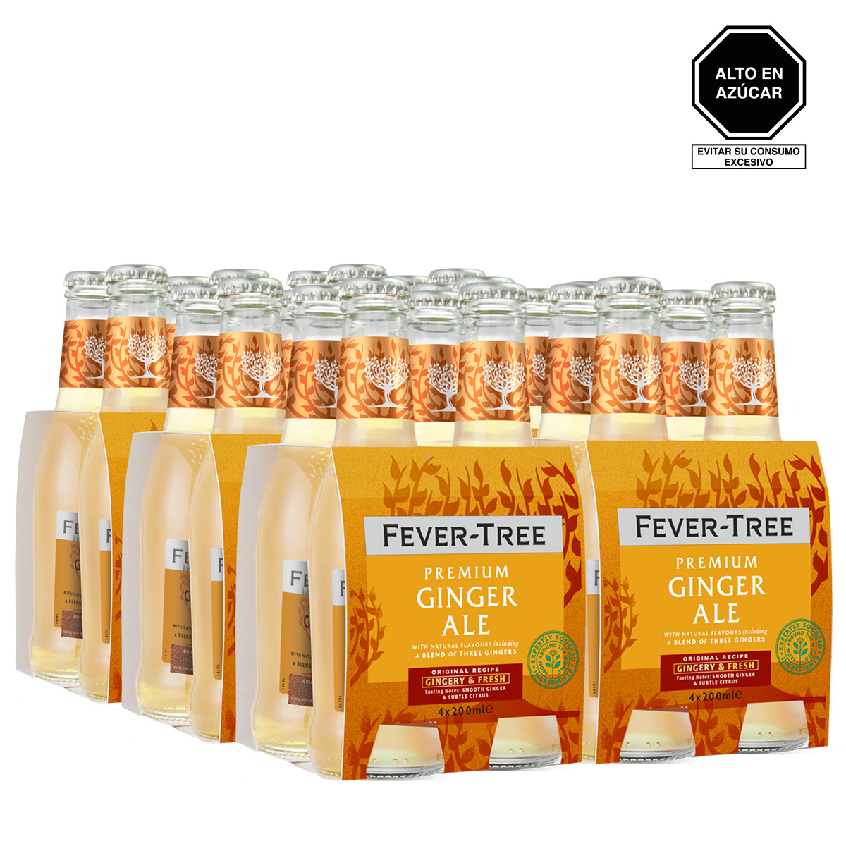 Fever-Tree Ginger Ale 200 ml x 24 Botellas