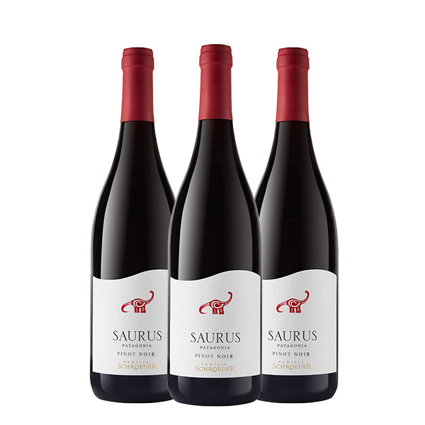 Saurus Patagonia Pinot Noir 750 ml. x 3 Botellas