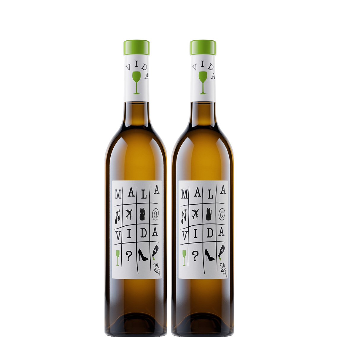 Arráez Mala Vida Blanco 750 ml. x 2 Botellas