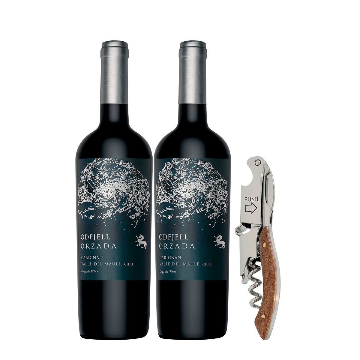 Odfjell Orzada Carignan 750 ml. x 2 Botellas + REGALO: Sacacorchos Profesional