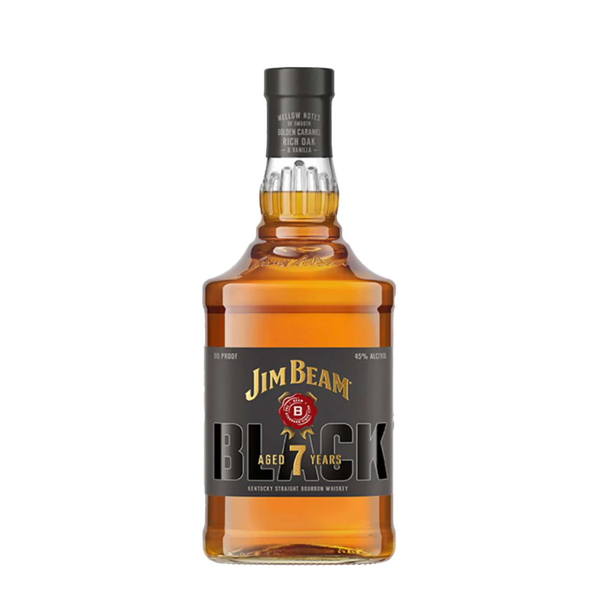 Jim Beam Black Aged 7 Years Straight Bourbon Whiskey 750 ml