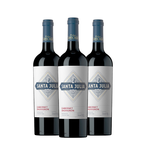 Santa Julia Cabernet Sauvignon 750 ml. x 3 Botellas