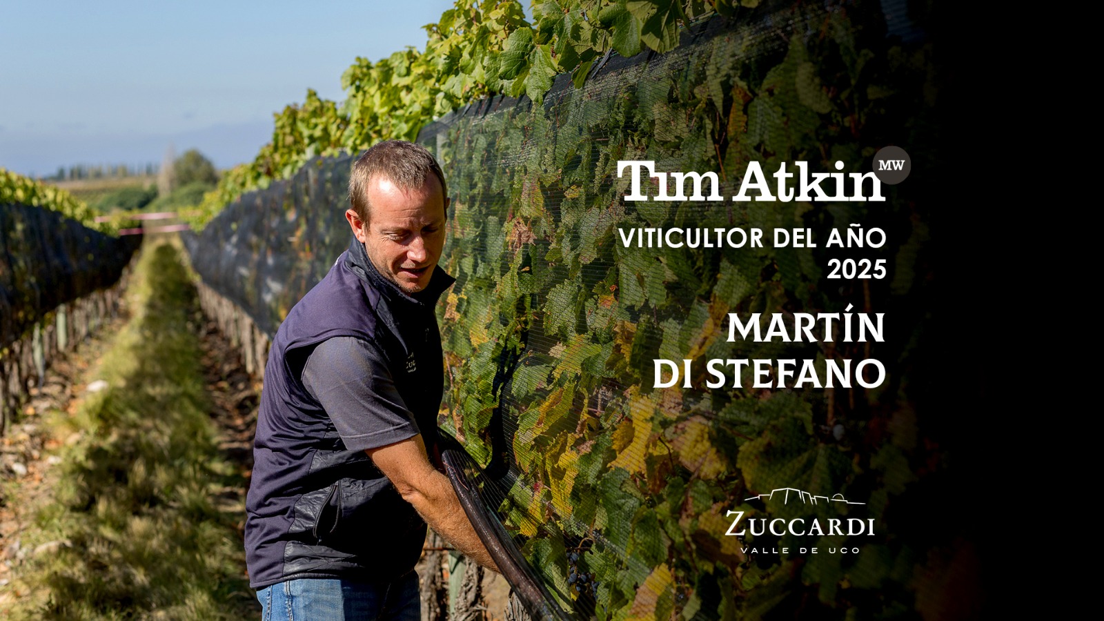 Martín Di Stefano Viticultor del Año 2025 según Tim Atkin