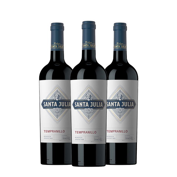 Santa Julia Tempranillo 750 ml. x 3 Botellas