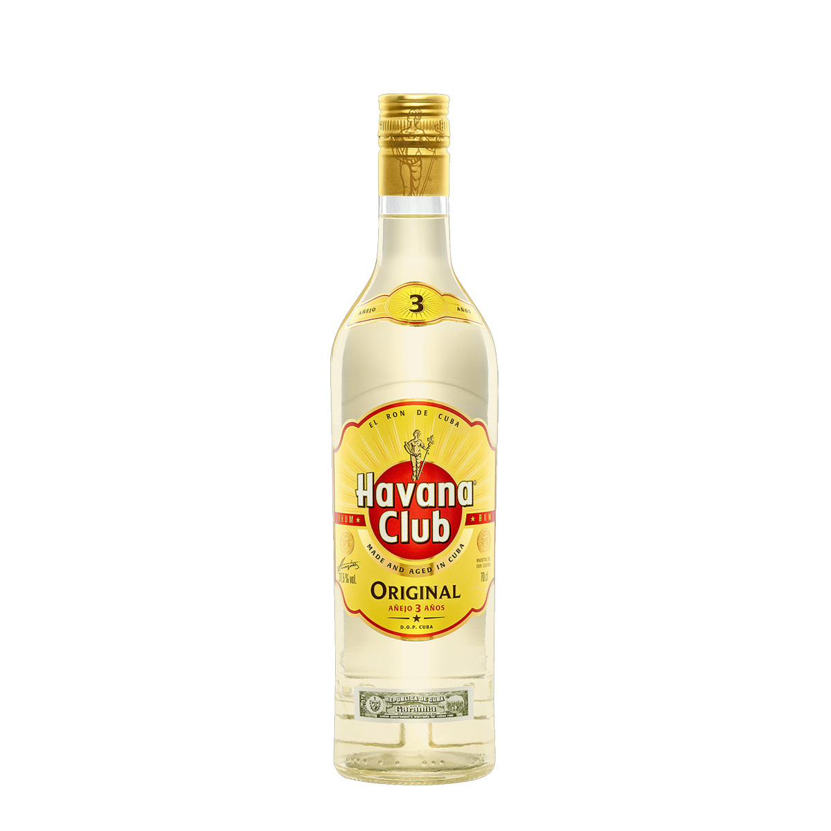 Havana Club Ron Añejo 3 Años Blanco 700 ml.