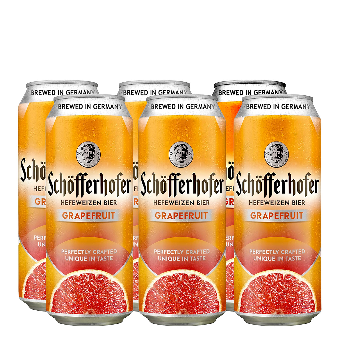 Schöfferhofer Toronja Cerveza Alemana de Trigo 500 ml x 6 Latas