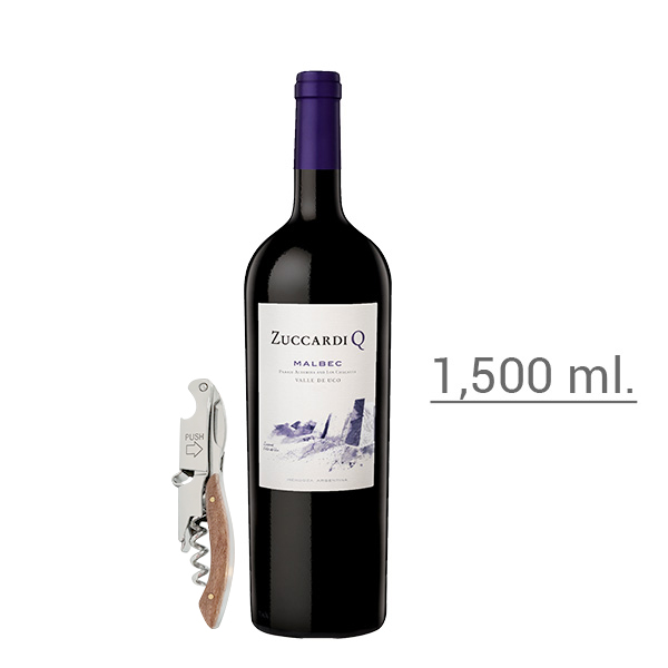 Zuccardi Q Malbec 1500 ml. + REGALO: Sacacorchos Profesional