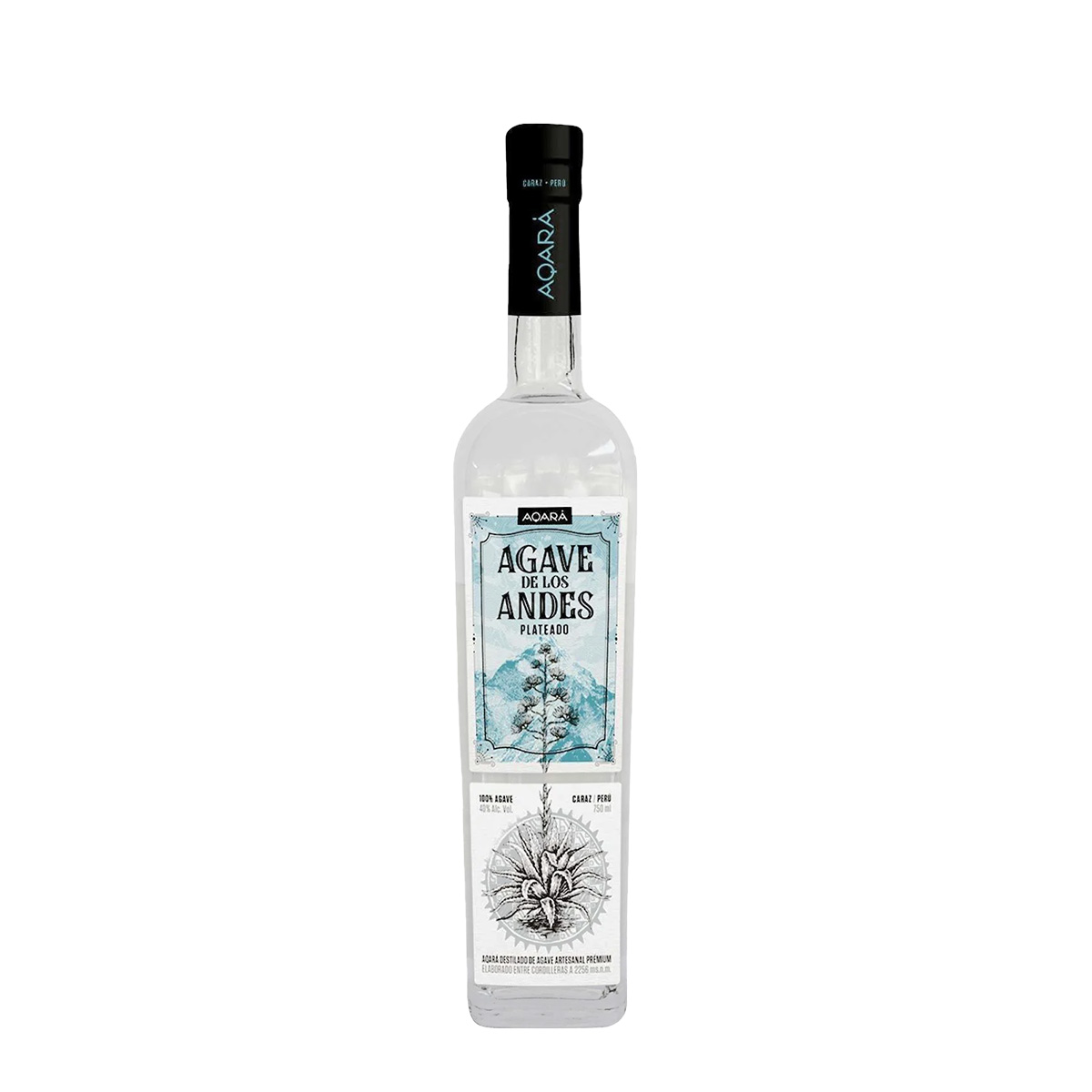 Aqara Agave de los Andes Plateado 750 ml.