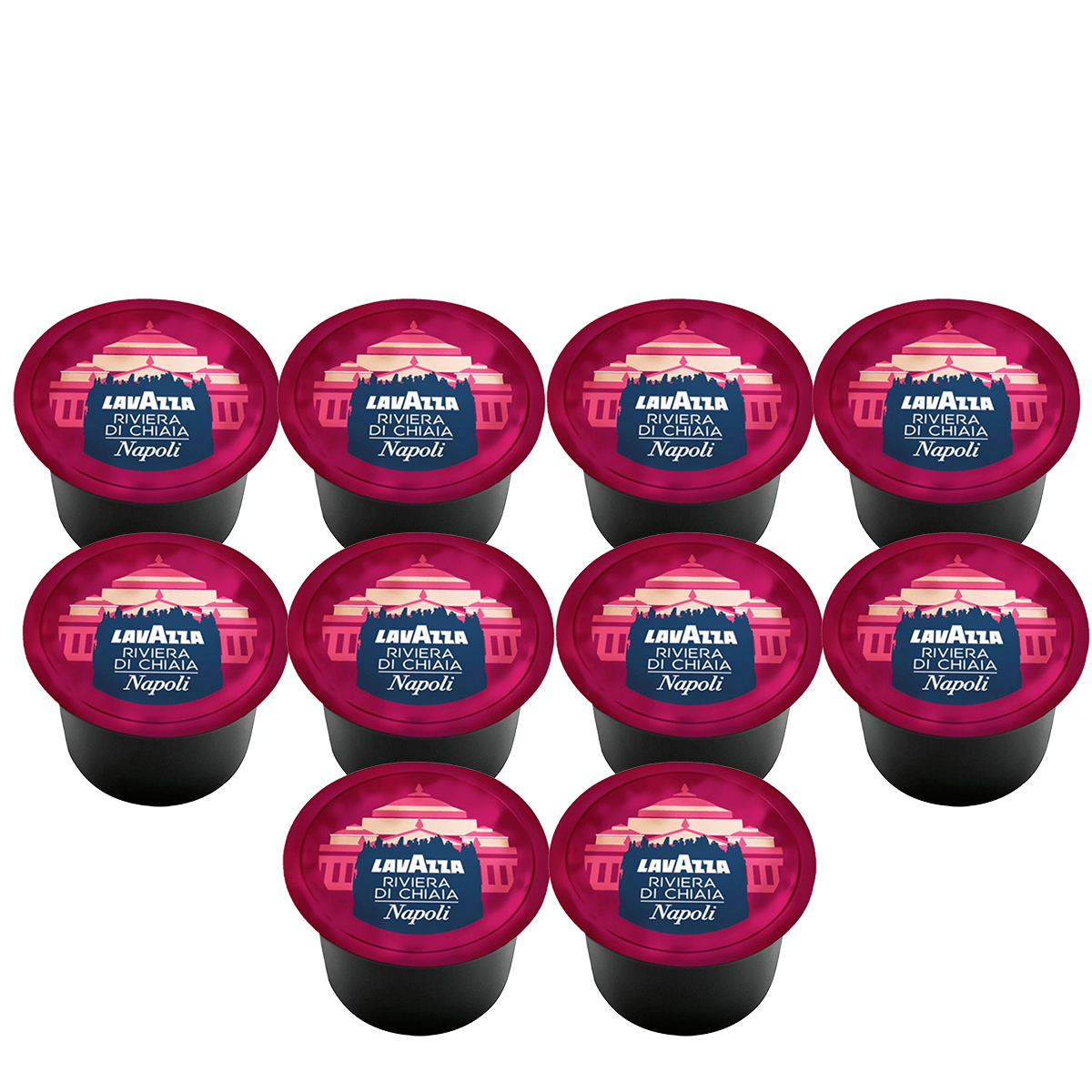 Lavazza Café BLUE Riviera di Chiaia Napoli x 10 Cápsulas - Compatibles con Cafeteras Lavazza BLUE®