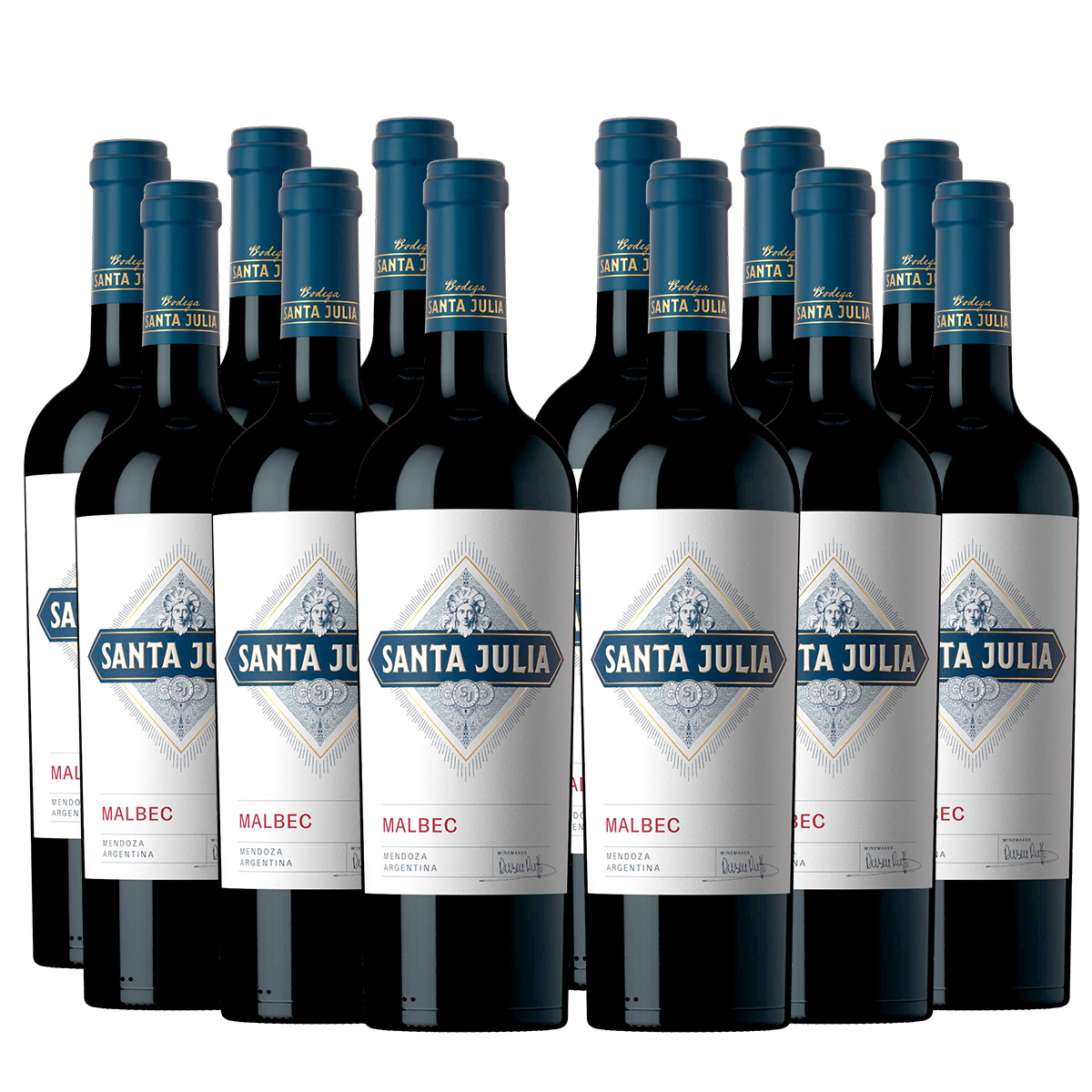 Santa Julia Malbec 750 ml. x 12 Botellas