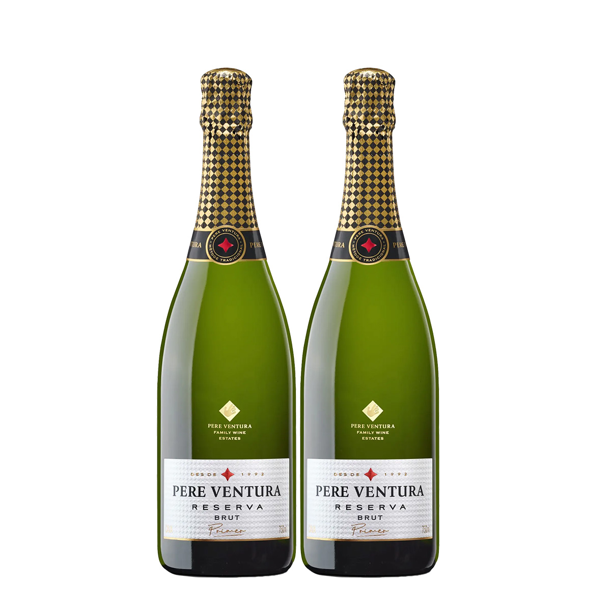 Peré Ventura Primer Brut Reserva 750ml. x 2 Botellas